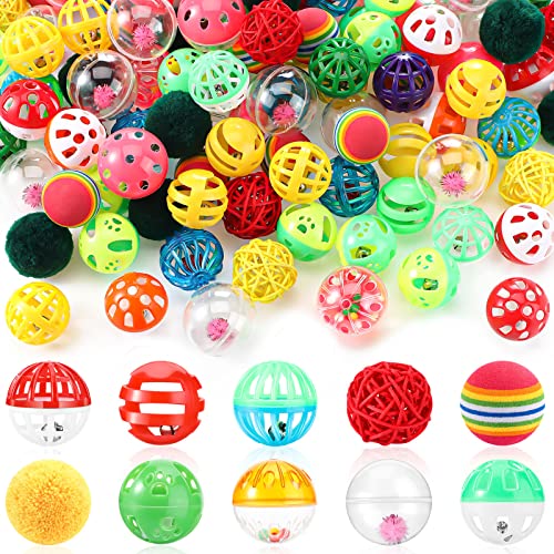 Hungdao 100 Pcs Cat Toys Bulk Pl