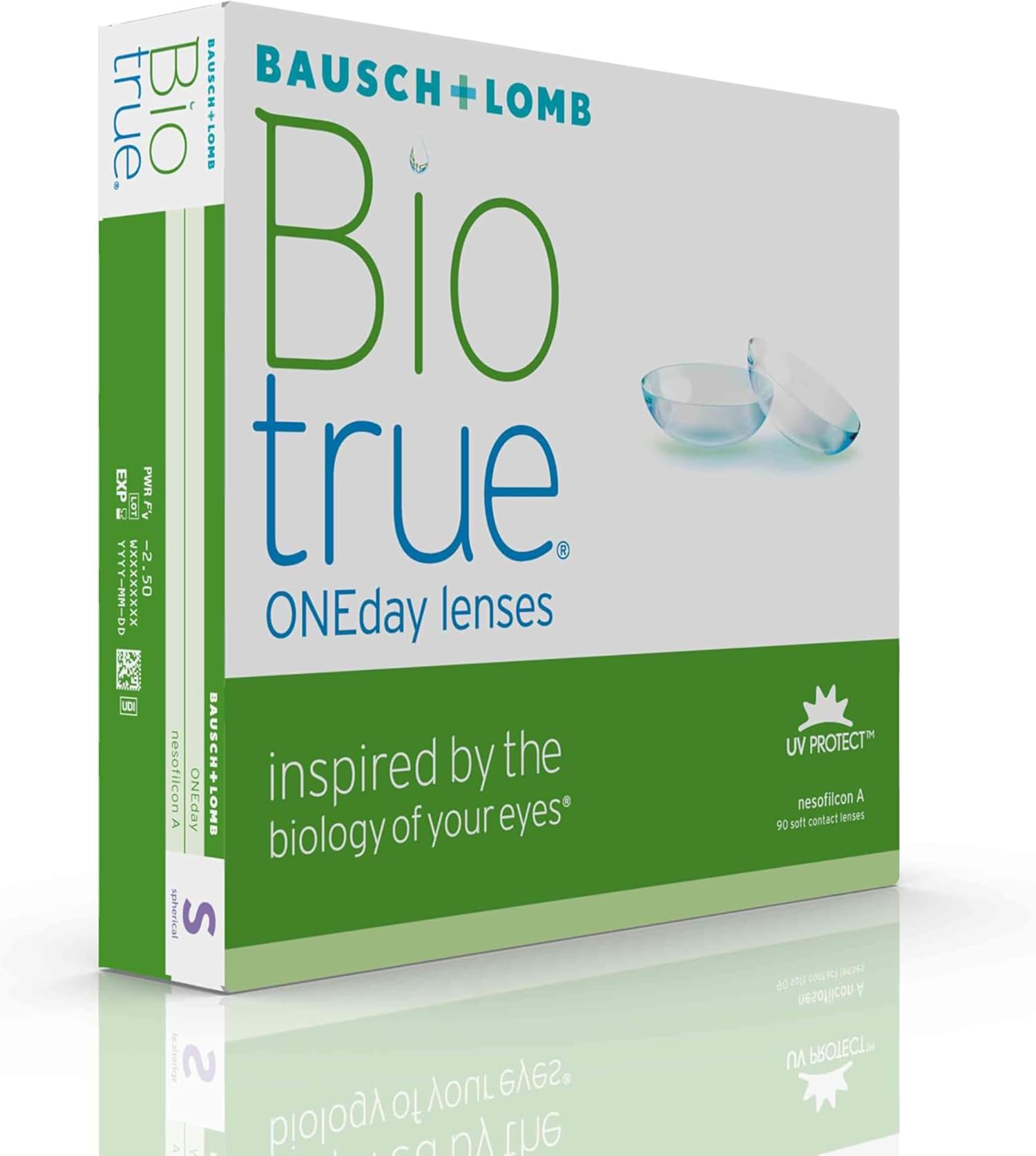 Biotrue ONEday BAUSCH + LOMB lentillas diarias esféricas, 90 unidades / 8.6 BC / 14.20 DIA / -04,25