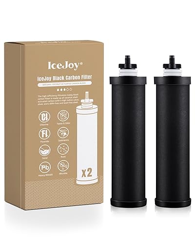 Miniatura 15 de IceJoy CTO Filtro de agua debajo del fregadero, para sistema de ultrafiltración de 3 etapas, de alta capacidad 2000 galones, 1 paquete