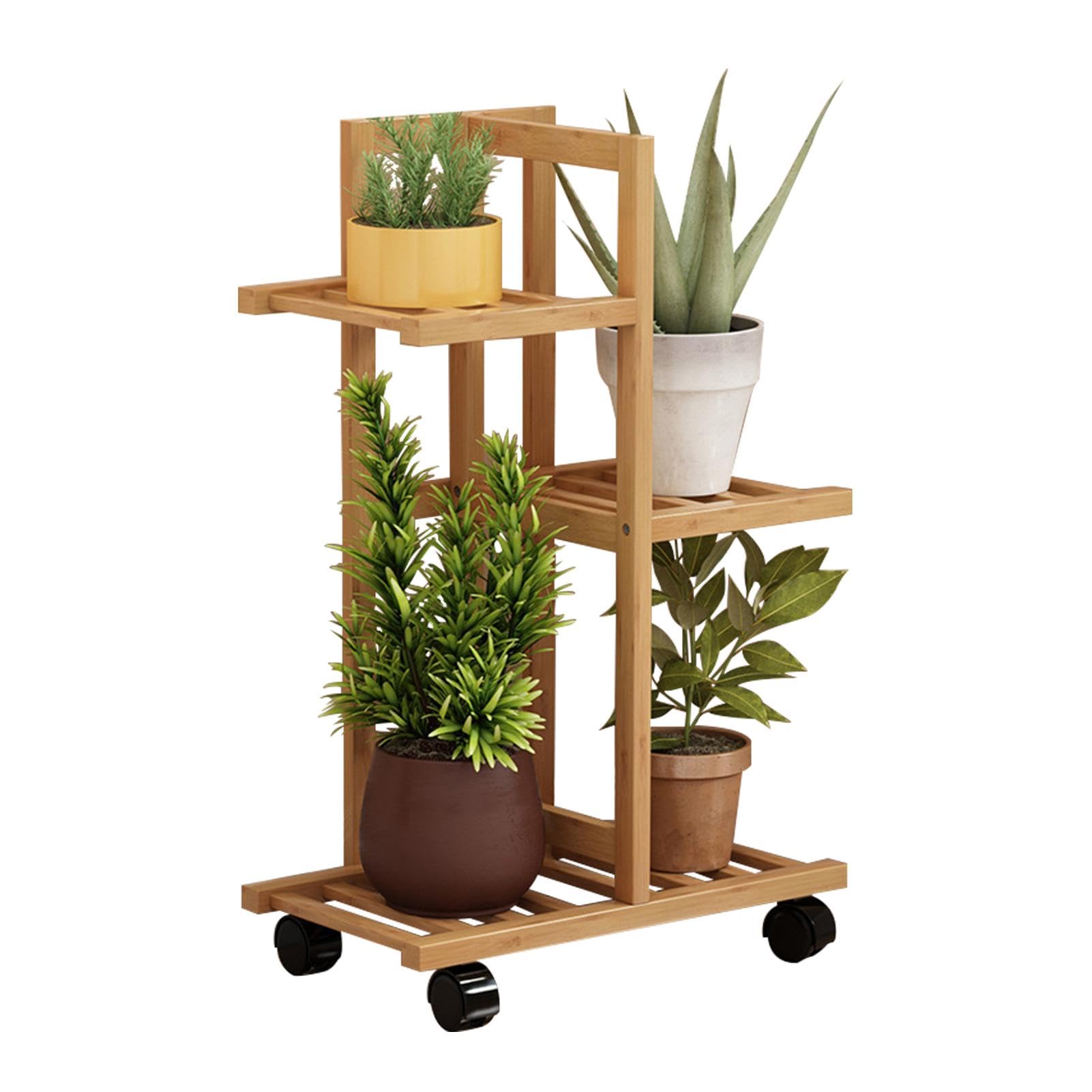 Étagère de rangement pour plantes intérieur gain de place mobile