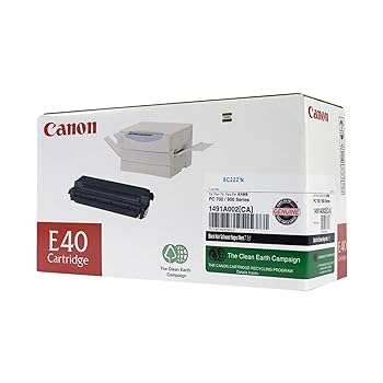 Amazon.com: Canon E40 Black Toner Cartridge (1491A002CA