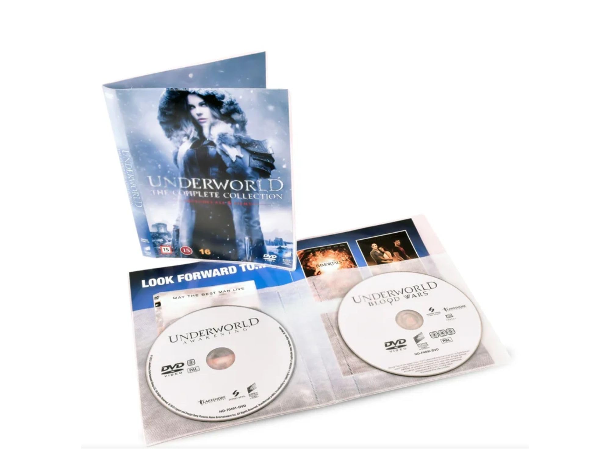 Tarifold 10280 - Custodie per DVD, 2 DVD per tasca con spazio per copertina e libretto