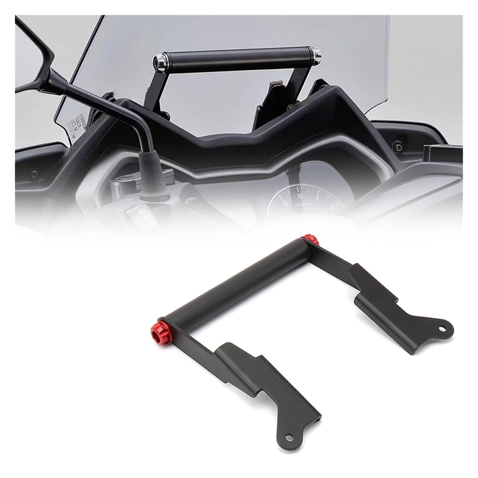 Soporte Navegación GPS para Motocicleta Soporte De Montaje GPS para Navegación De Motocicleta para para X-MAX 300 2017 2018 2019 2020 2021 2022 (Color : Navigation Bracket)