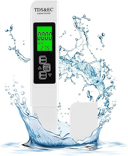 Miniatura 1 de diymore Probador de calidad del agua, preciso y confiable, medidor TDS, medidor digital de agua, pantalla de retroiluminación LCD, medidor digital