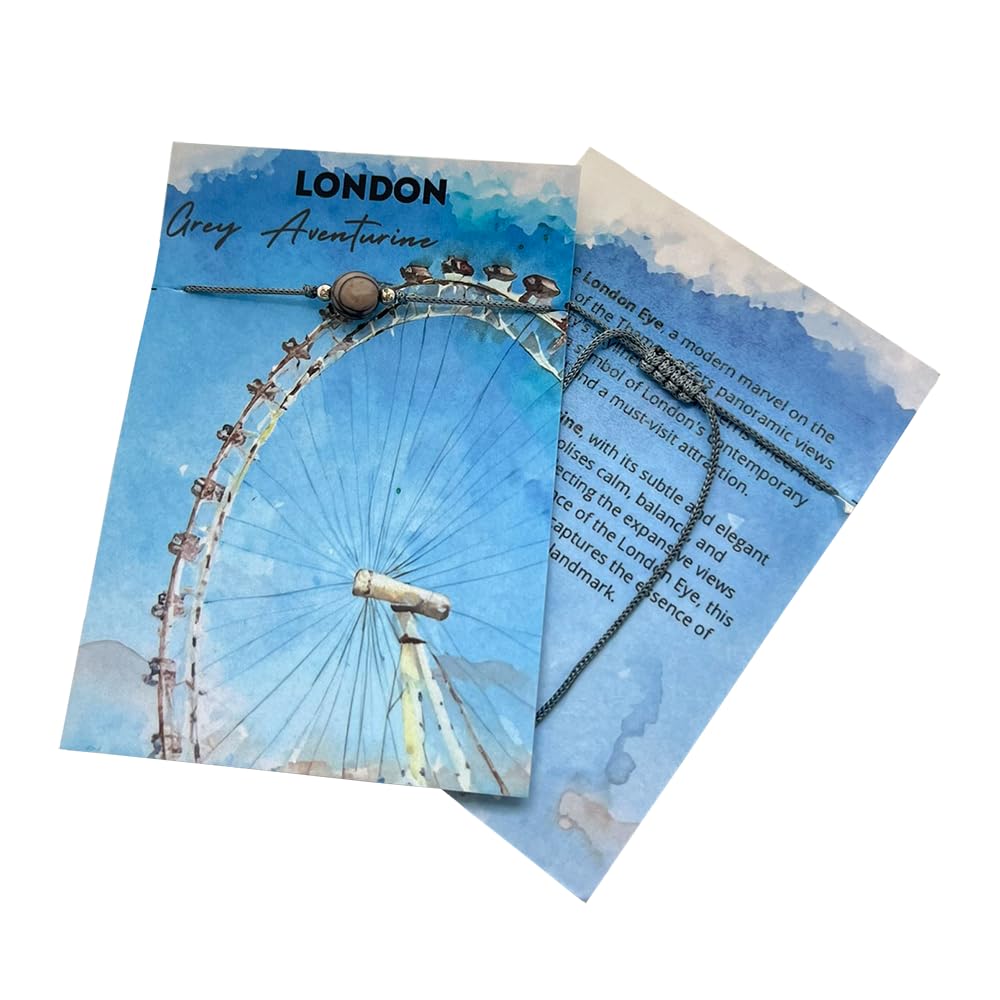VIE Destination Wristlet, London, Grey Aventurine