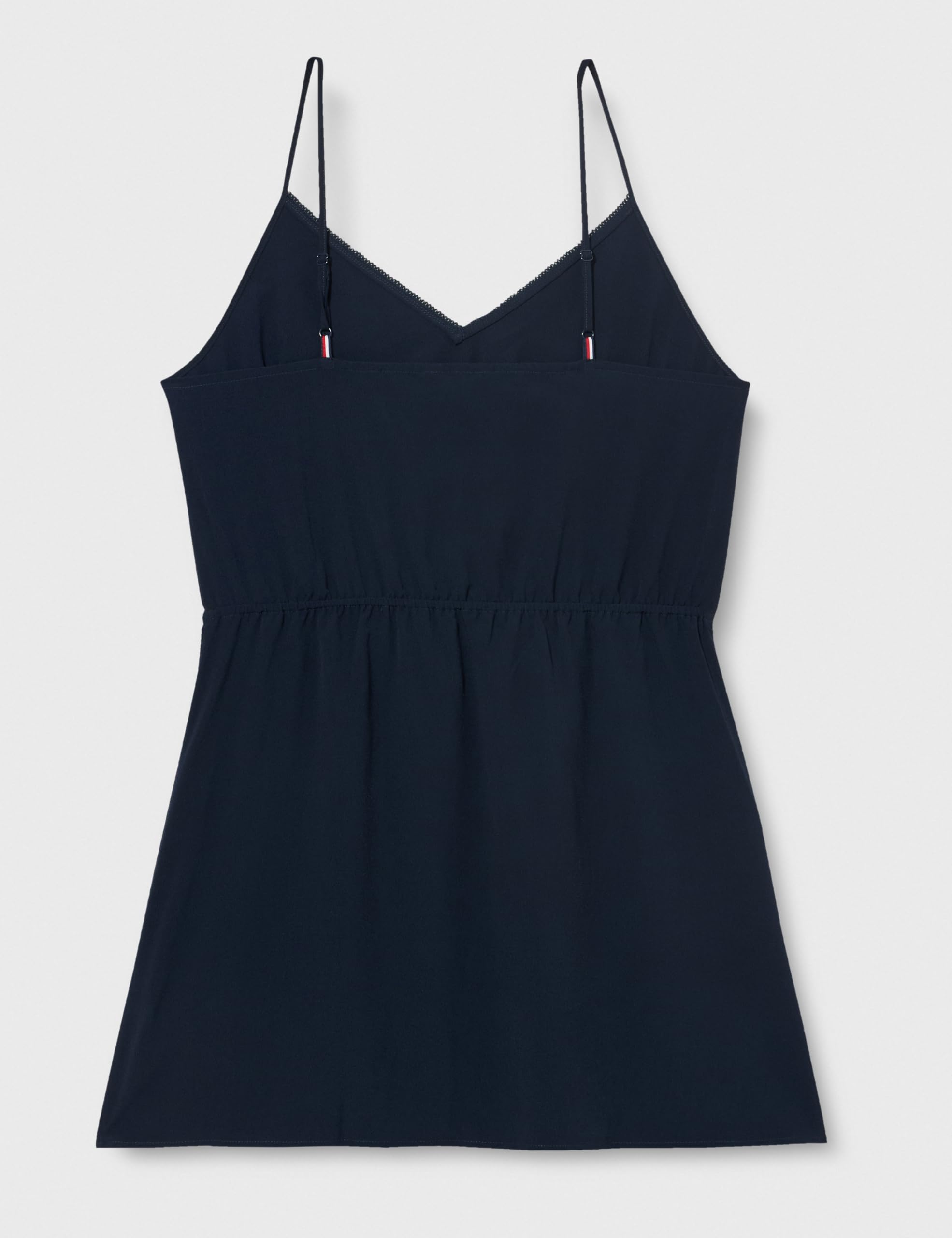 Tommy Jeans Damska sukienka TJW ESSENTIAL STRAP EXT Flare Dress, niebieska, XL, Niebieski (Dark Night Navy), XL