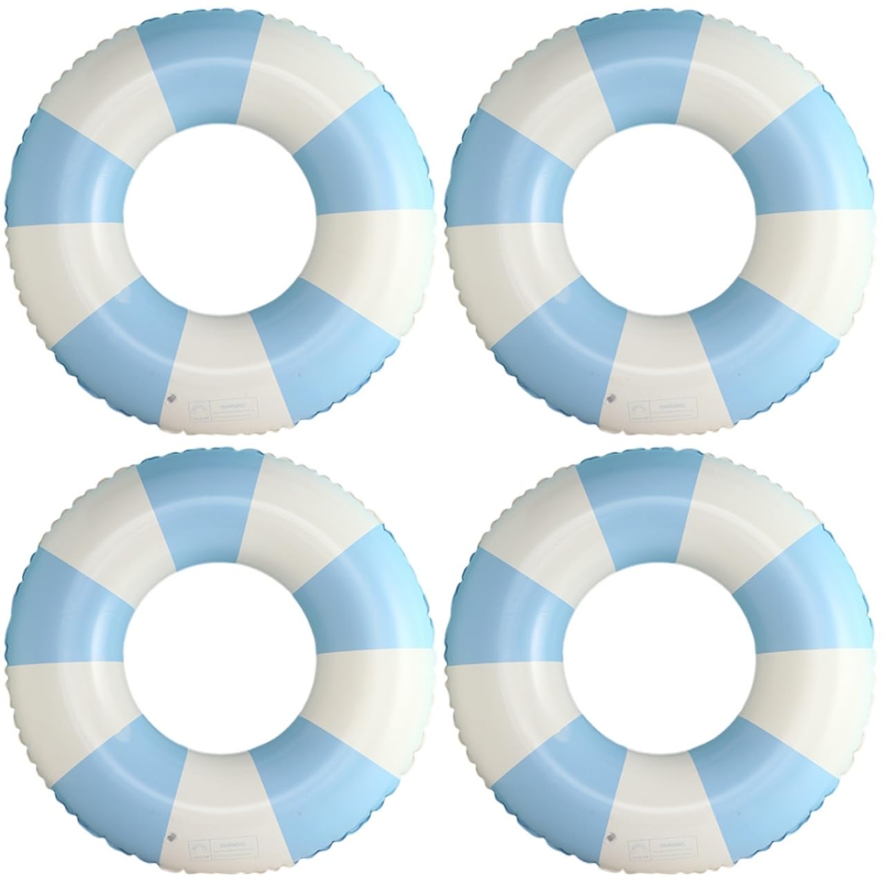 ibasenice Anello Gonfiabile Per, Salvagente Piscina Mare, Ciambella Galleggiante Colorata in Pvc, Ideale Per Feste Estive, Spiaggia E Piscina, Dimensione 90#, Set Da 4 Pezzi