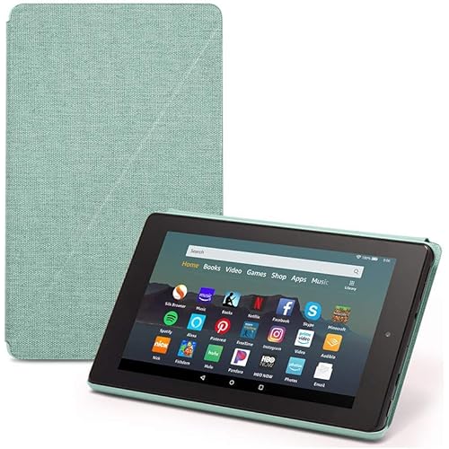 Fire 7 Tablet (7" display, 32 GB) - Sage + Amazon Standing Case (Sage)