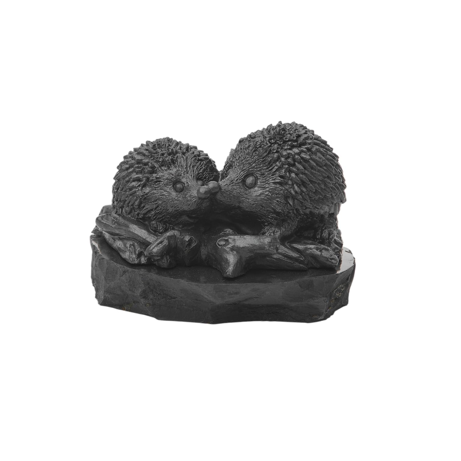 Figurine en shungite famille de hérissons Karelian Heritage FIG03
