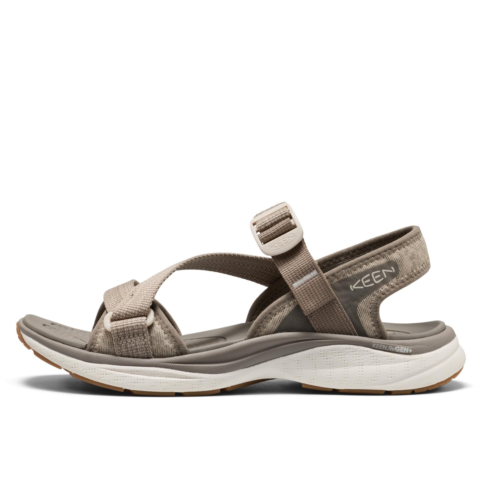 KEEN Damskie sandały Leiki OT, pręgowane/brzozowe, 5,5 UK, Brzoza pręgowana, 38.5 EU