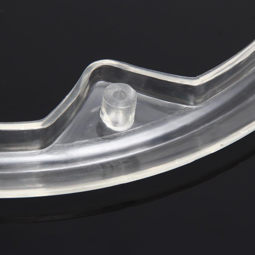 GVRGO Protection Chaîne Vélo 48 Dents – Garde-Boue ABS Robuste 210 Mm 4 Trous, Pour VTT, Vélo De Ville Et Route