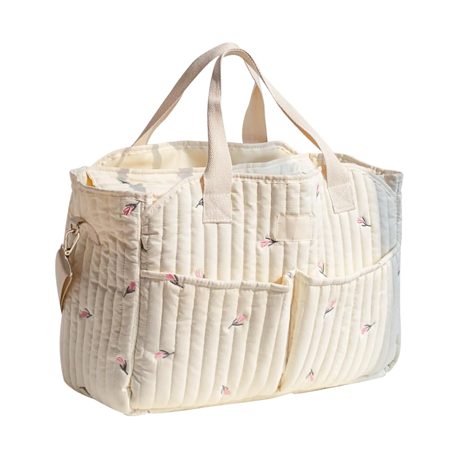 Borsa per pannolini leggera borsa a tracolla grande capacità mamma a tracolla impermeabile a più scomparti borsa facile da pulire