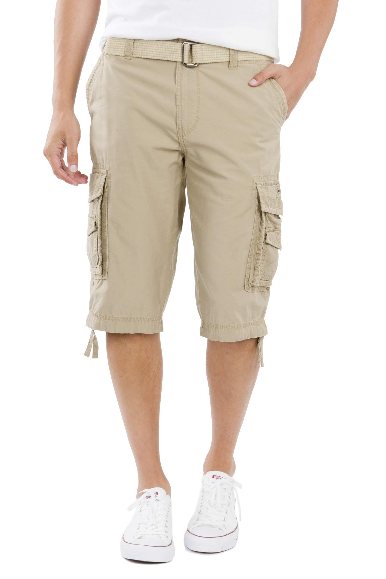 UNIONBAYMen's Cordova Belted Messenger Cargo Short - Reg and Big and Tall Sizes