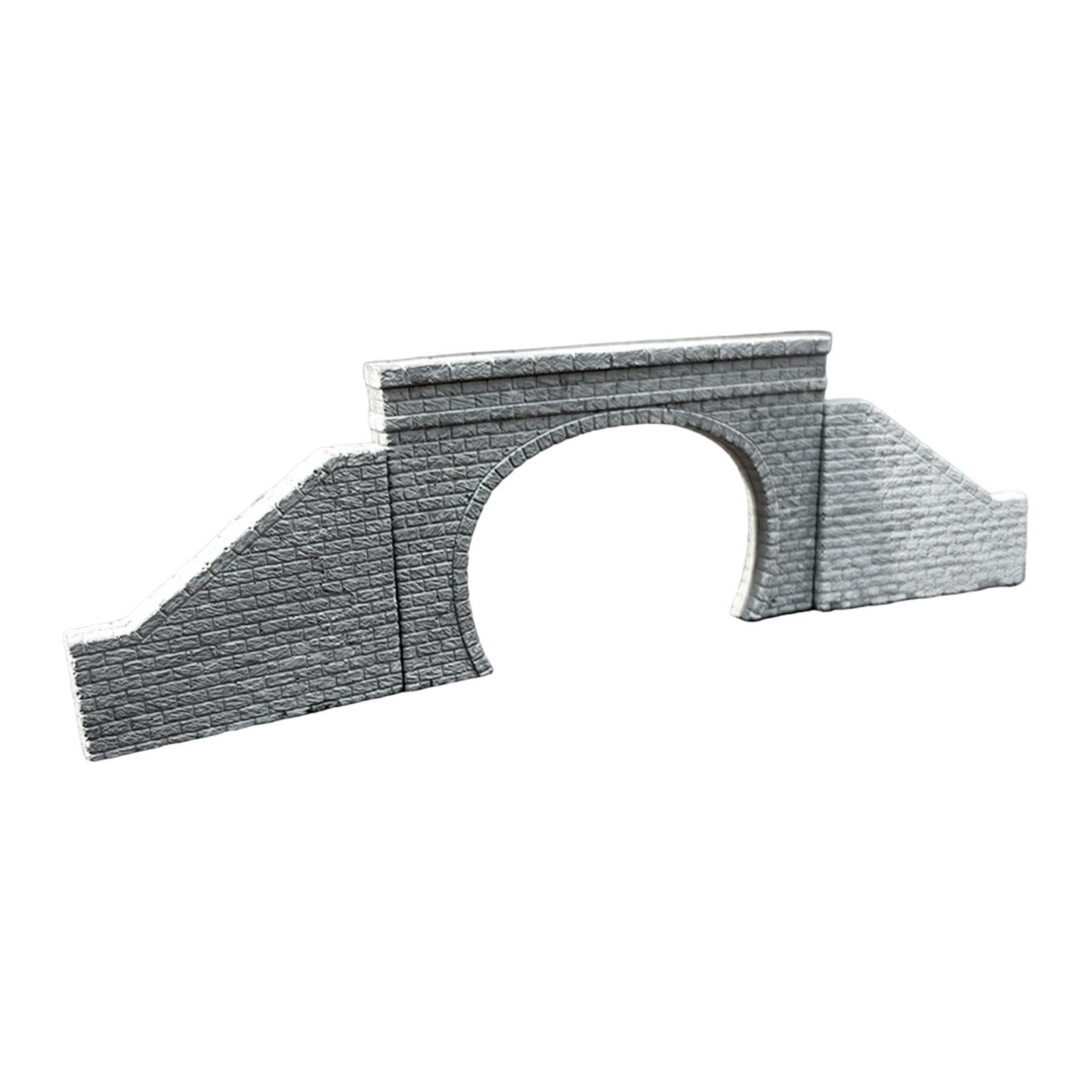 Modello di Portale Ferroviario in N, Simulazione di Tunnel, Layout Ferroviario, Ingresso Binario Ferroviario, Diorama in Gesso, Micro Paesaggio, con Pendenze