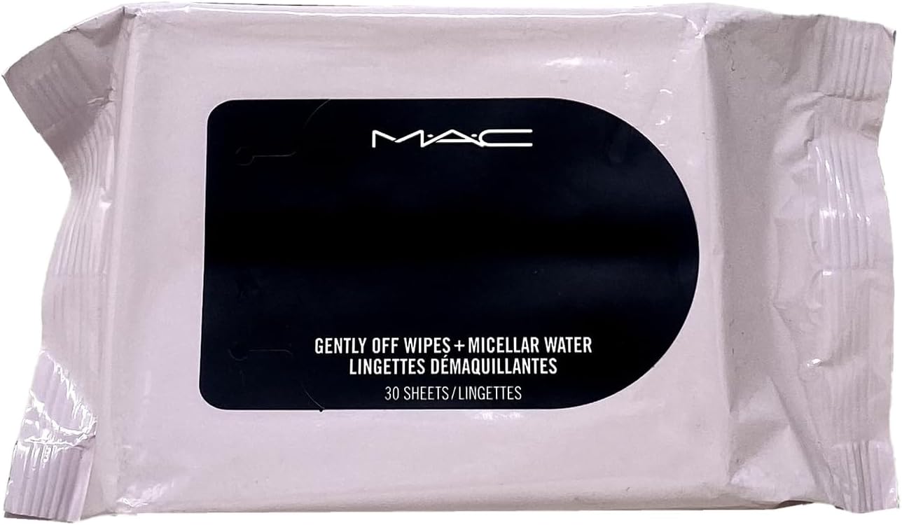 M.A.C Gently Off Wipes + Micellar Water Mini (30 Sheets).