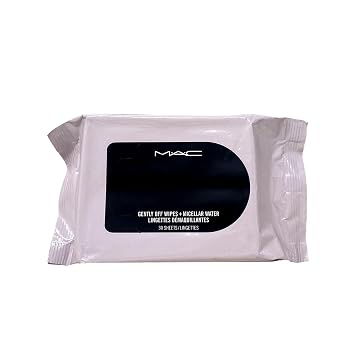 M.A.C Gently Off Wipes + Micellar Water Mini 30 Sheets.