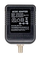 Vista 3 de Divisor de señal de antena de TV de 8 puertos confiable, amplificador de distribución con fuente de alimentación y terminadores F59 - Conecta hasta