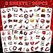 96 PCS Born to Rock and Roll Pre-Cut Temporary Tattoos for Kids | Super Cute Themed Birthday Party Favors, Supplies, Decorations, Music Fake Tattoo Stickers (Multiple)