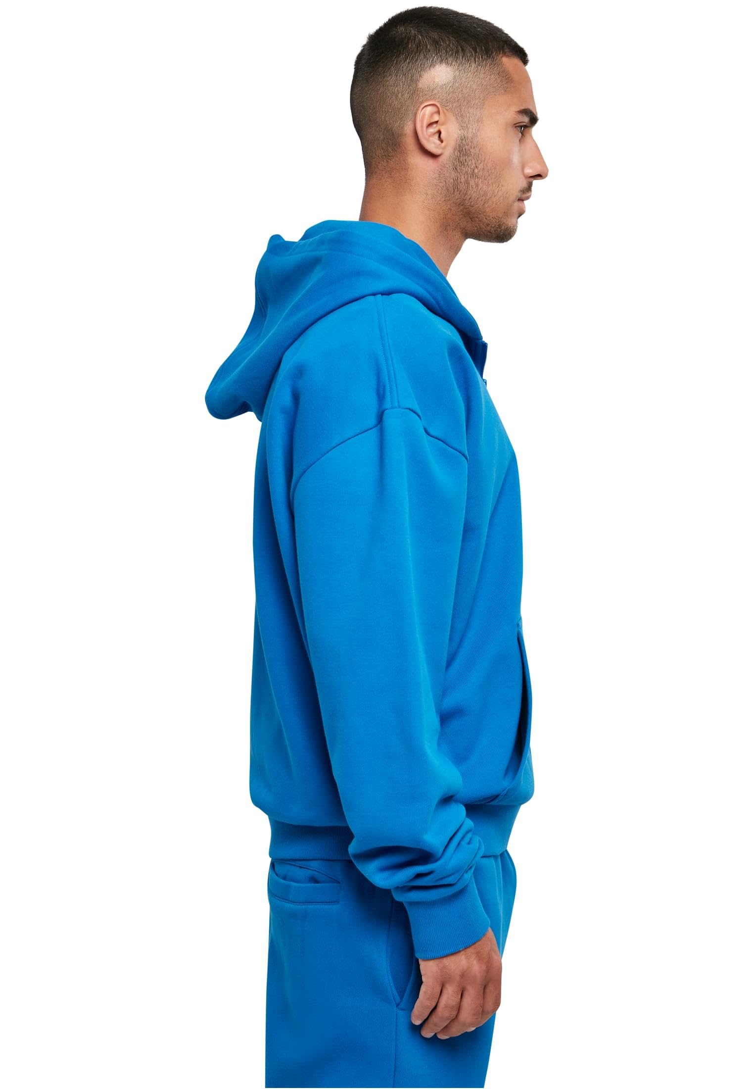 Build Your Brand Bluza z kapturem Mężczyźni Ultra Heavy Zip Hoody