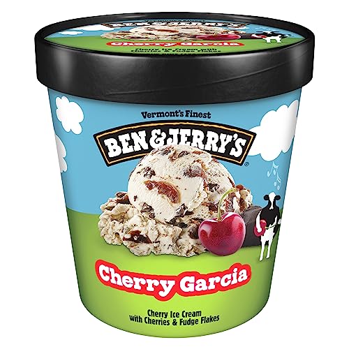 Ben & Jerry'S 0076840100156 Cherry Garcia Ice Cream Pint Non-Gmo 16 Oz thumb #1