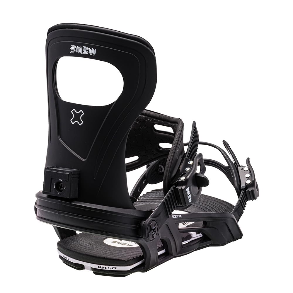 Bent Metal Metta Womens Snowboard Bindings, L, Black