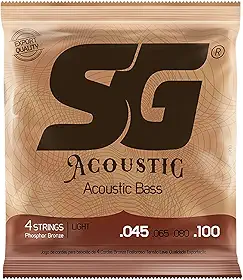 ENCORDOAMENTO PARA BAIXOLÃO 4 CORDAS 045 BRONZE FOSFORO SG