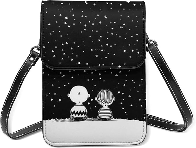 Amazon スヌーピー ショルダーバッグ スマホポーチ クロスボデ スマホバッグ 携帯電話ホルスター ワンショルダーバッグ ポシェット ミニポーチ 斜めがけ 防水 軽量 アニメ キャラクター レザー レディース メンズ Willion ショルダーバッグ