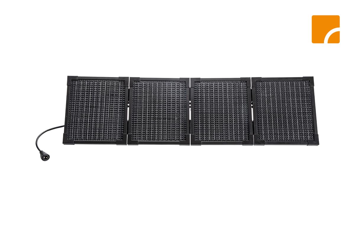 Steinbach Bomba de circulación con panel fotovoltaico – 040613 – Potencia de la bomba 3.000 l/h – Para piscinas con una capacidad de agua de hasta 19.000 l – Con un panel fotovoltaico plegable de 30 W