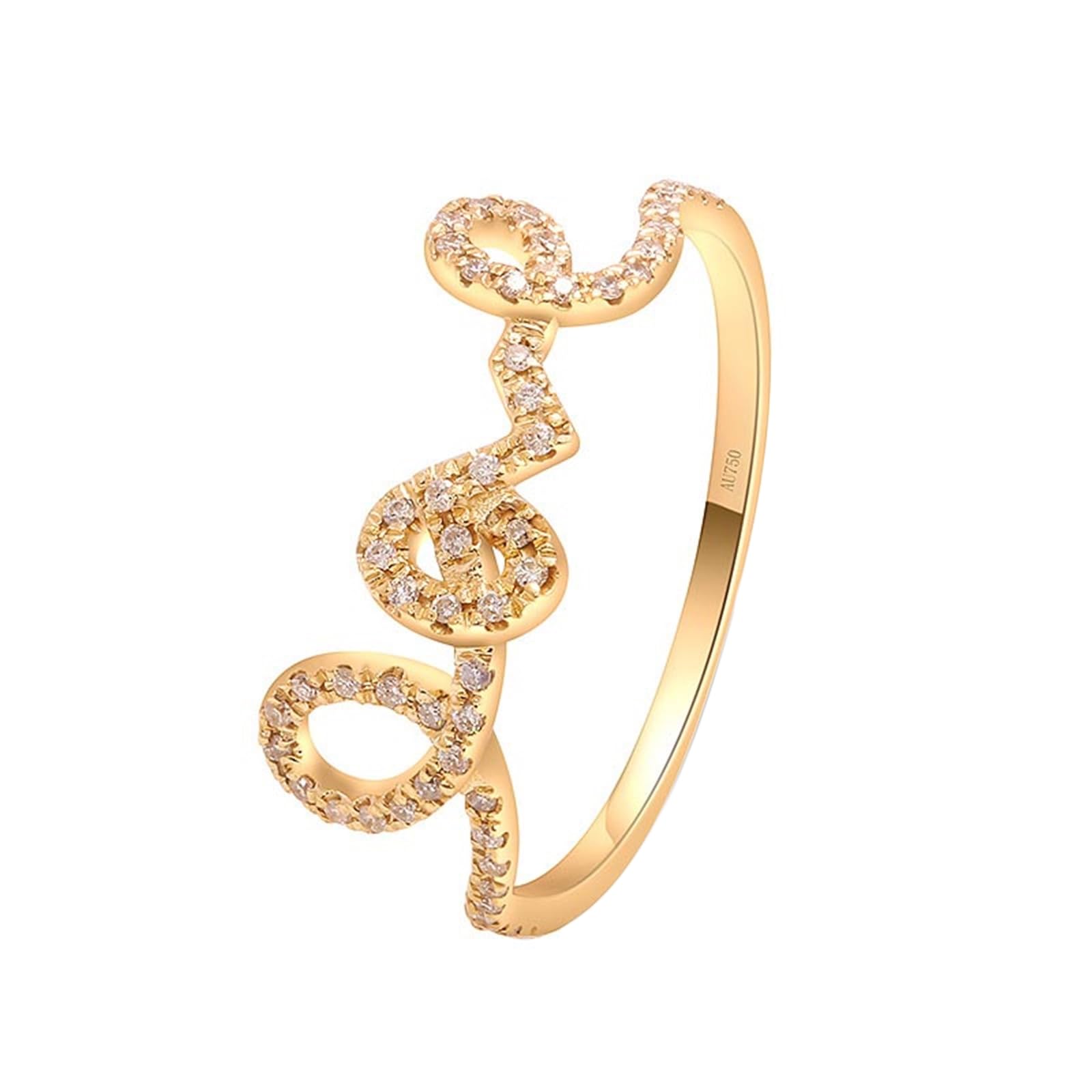 Anillo de boda para mujer oro amarillo 750, anillos de compromiso de diamantes originales cultivados en laboratorio de 18 quilates anillos de compromiso de oro real anillo de boda para mujer