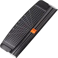 Guilhotina de Papel A4 Portátil Cortador Manual Mesa de Precisão 12 Folhas para Artesanato e Scrapbook