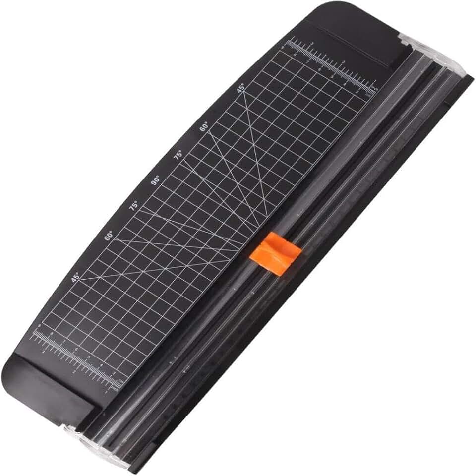 GUILHOTINA REFILADORA A4 CORTADOR MESA 12 FOLHAS SCRAPBOOK ARTESANATO PROTECAO CORTES