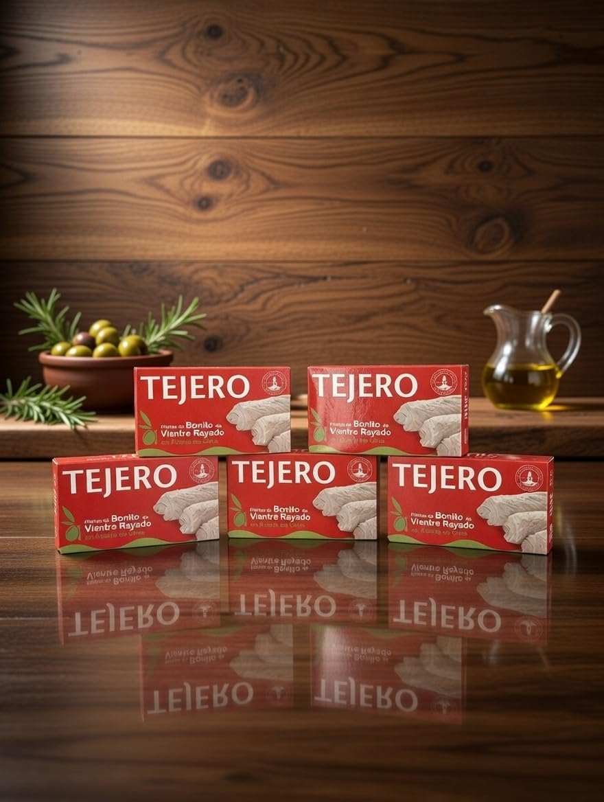 Tejero Filetes de Melva al natural 5 Latas 120 g