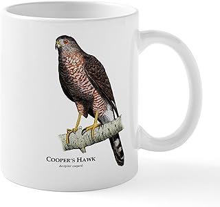 CafePress Cooper's Hawk Mug 11 oz (325 ml) Ceramic Coffee Mug