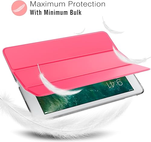 Miniatura 8 de MoKo Funda para iPad 9.7 20182017 de 56 Generación, Funda delgada y ligera con soporte, con protector trasero translúcido esmerilado para iPad 9.7