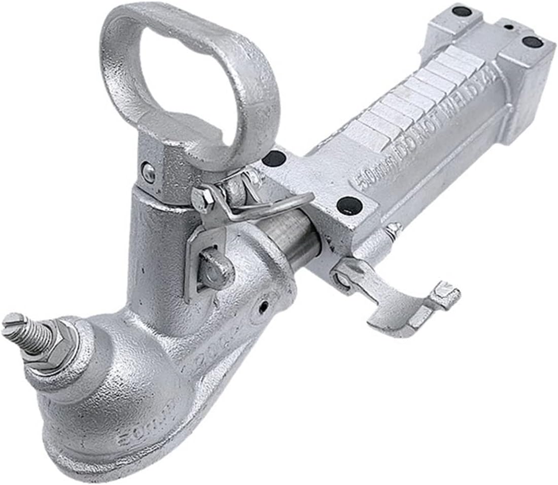 Trailer Hitches Tow Trailer Coupler Coupling 4 Holes 50MM Hitch Ball Cap 2000 KG Caravan RV Parts Accessories