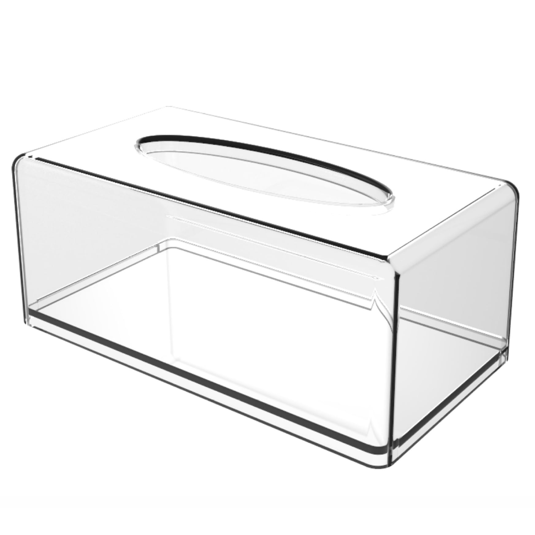 Boîte à mouchoirs acrylique transparente pour en finir avec les emballages en carton