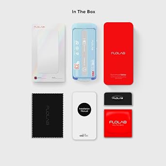 FLOLAB NanoArmour ONETIME PRO for iPhone 17 Screen Protector, Anti-Reflective, PolarSpectra Anti-Rainbow, 3D Tempered Glass, Edge Reinforced, Easy Install, Smooth
