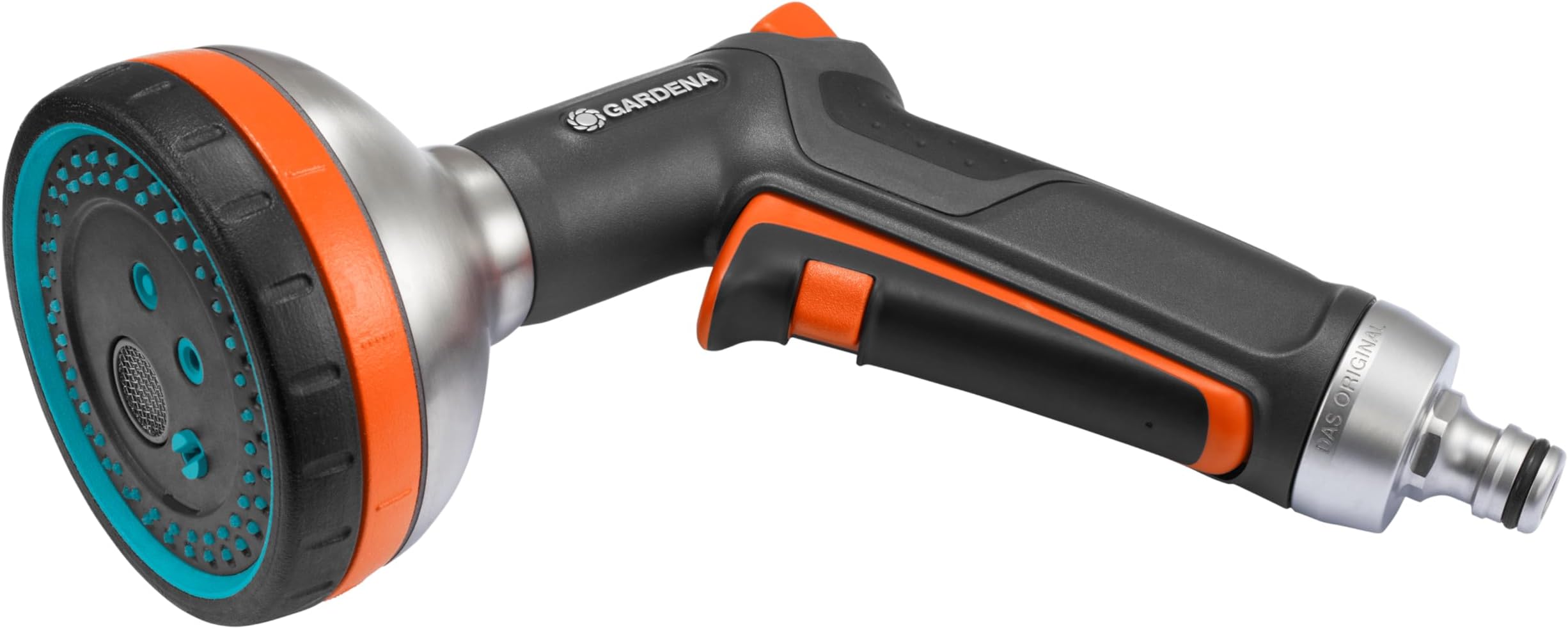 Gardena Premium Multi Sprayer: Garden Sprayer for Watering and Cleaning, Five Spray Patterns, Filter, Lock, Robust, Frost Protection (18317-20)