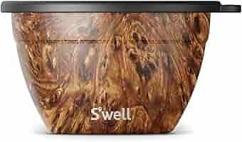 S'well Stainless Steel 64oz Salad Bowl Kit, Pink Zimbabwe