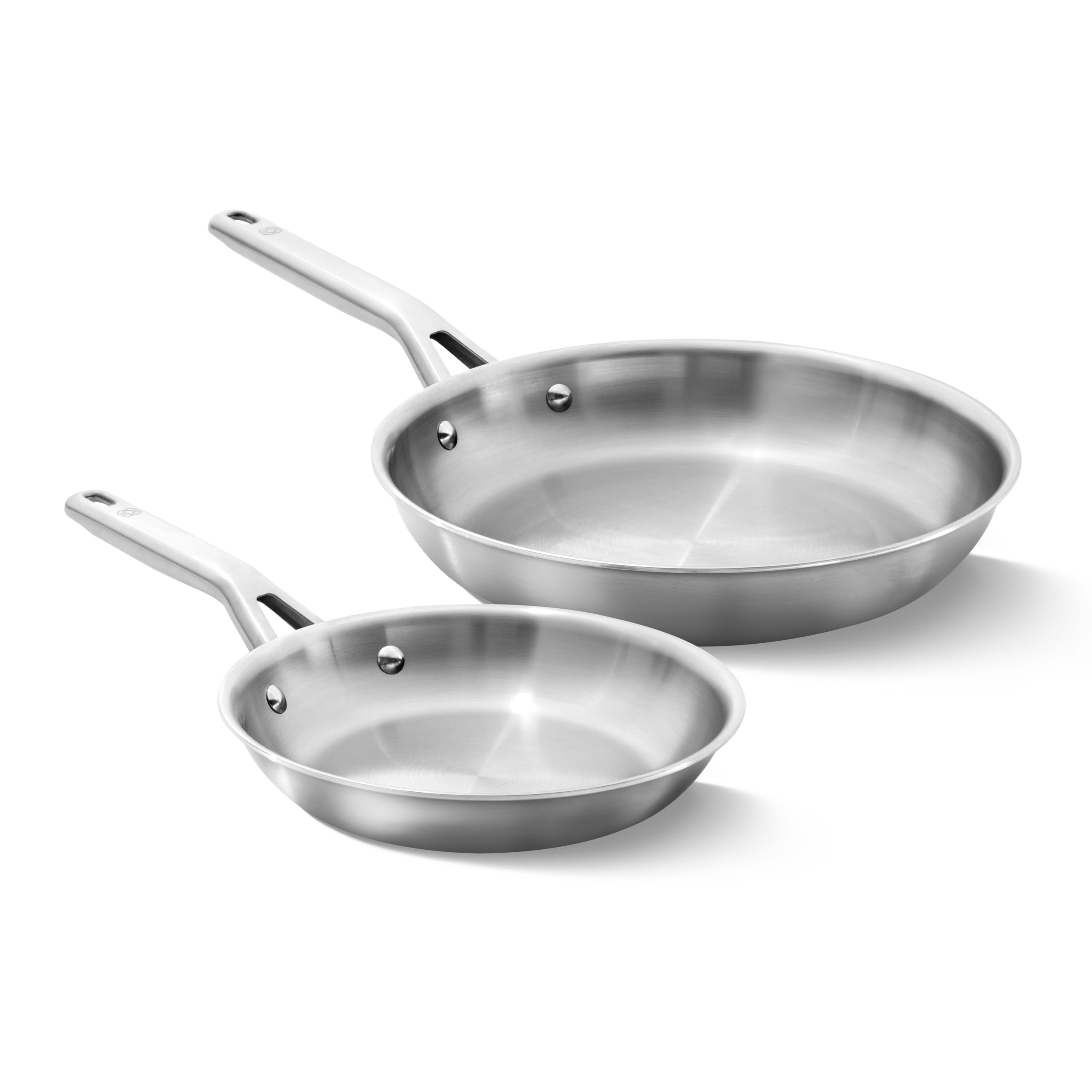 Stainless Steel 8-Inch and 10-Inch Fry Pan Set
