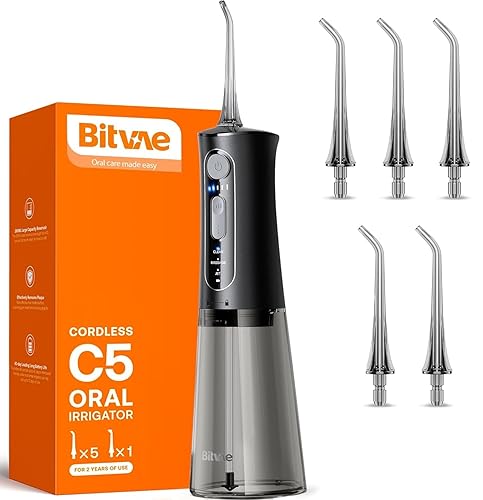 Bitvae Water Dental Flosser for Teeth, Cordless Water Teeth Cleaner