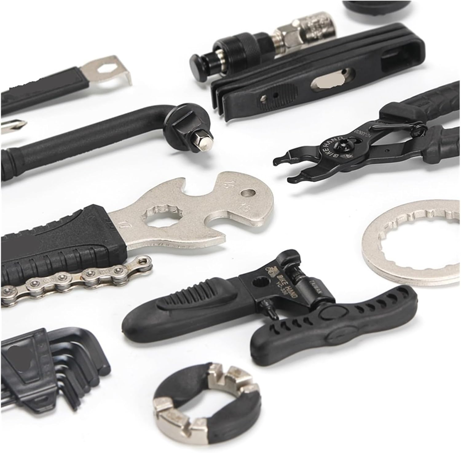 Bike Hand 18 In1 Bicycle Multifunction Repair Tool Kit Crank Bottom Bracket Chain Remove Installation Set Family Toolbox