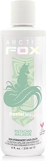 Arctic Fox Semi-Permanent Hair Dye, Vegan & Cruelty-Free, Pastel Mint Green, Conditioning, Ammonia-Free, Peroxide-Free, Non-Toxic, For All Hair Types, 8 fl oz, Pistachio Macaron