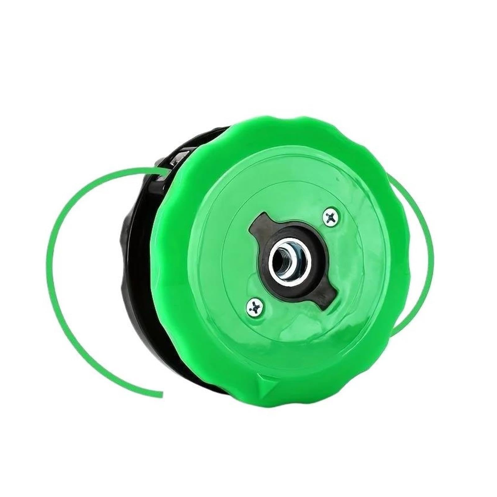 Cabezal De Corte De Césped M10 × 1,25, Línea De Recarga Fácil Sin Desmontaje, Verde, Se Adapta A Desbrozadora De Gasolina for Reemplazo Del Cuidado Del Césped