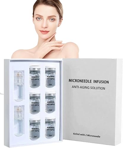 Micro Infusion System Set, Microneedling Serum, Anti-Aging Micro Needling Set, H