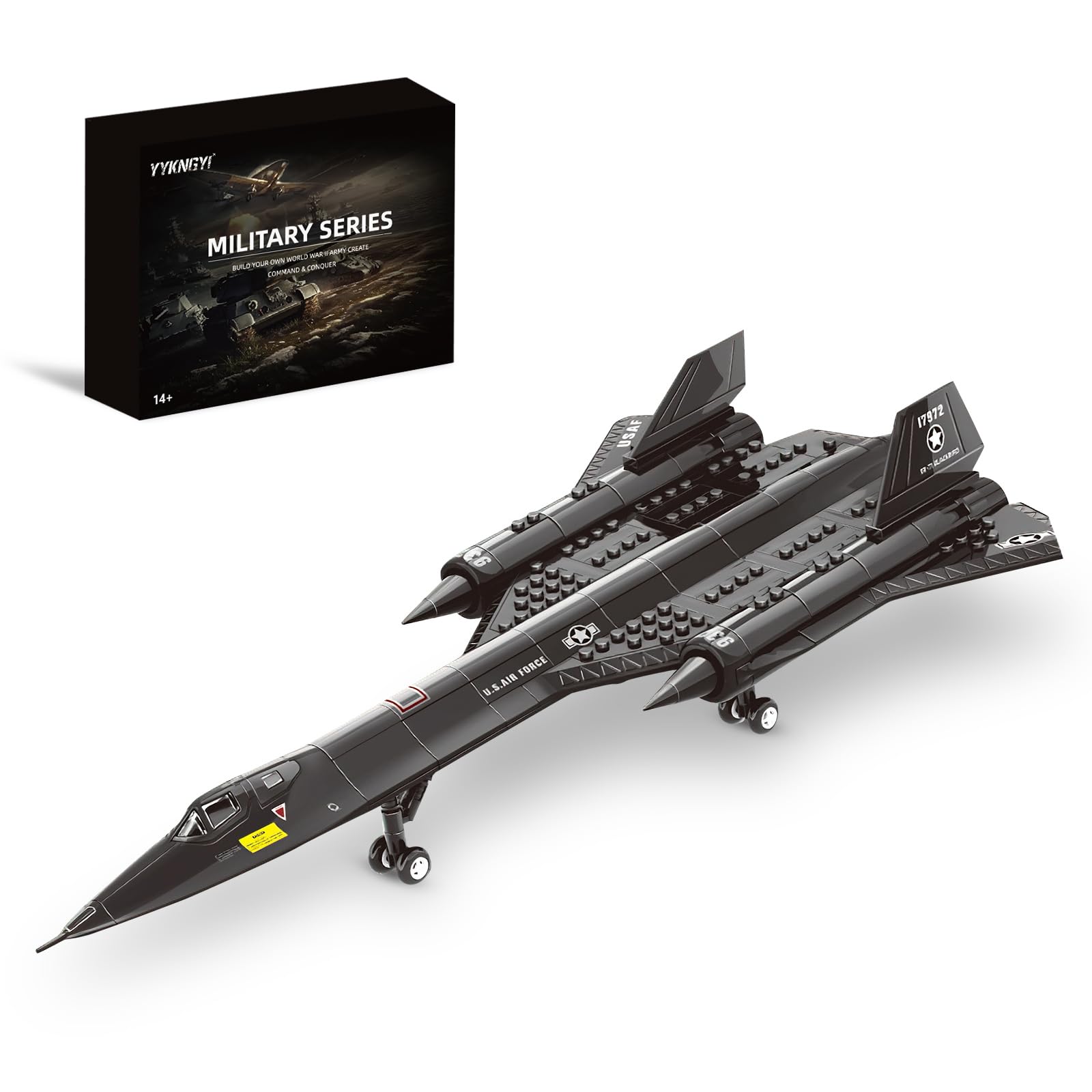Amazon.com: SR-71 Fighter Jet Building- Compatible with Lego Plane