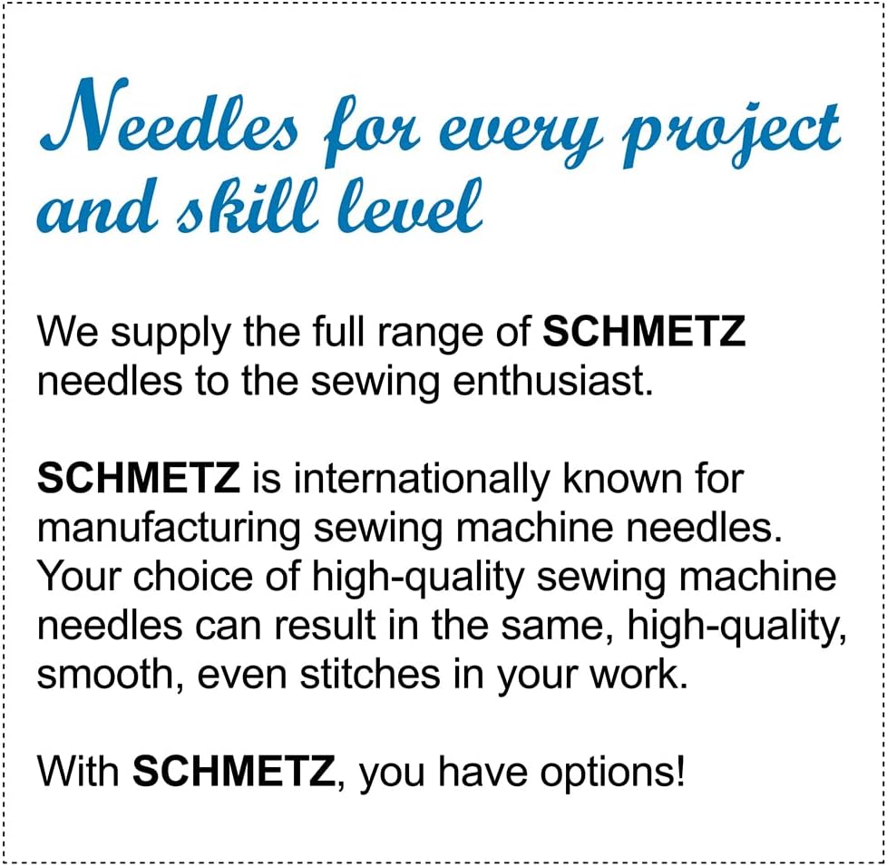 50 Schmetz Universal Sewing Machine Needles - Assorted Sizes - Box of 10 Cards - Image 4
