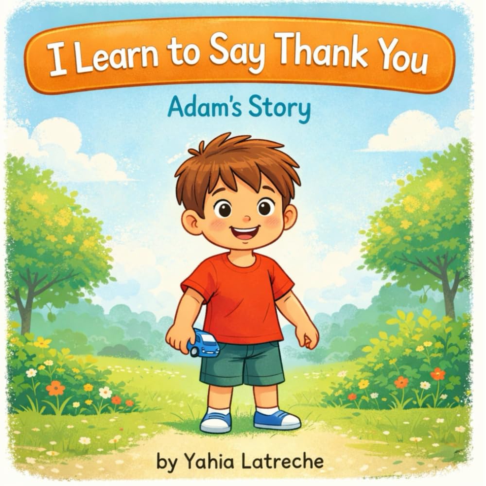 Learning to Say Thank You: A Kindness Story for Kids: A Children's Picture Book About Gratitude, Manners, and Kind Words (Ages 3-7) Adam Stories.