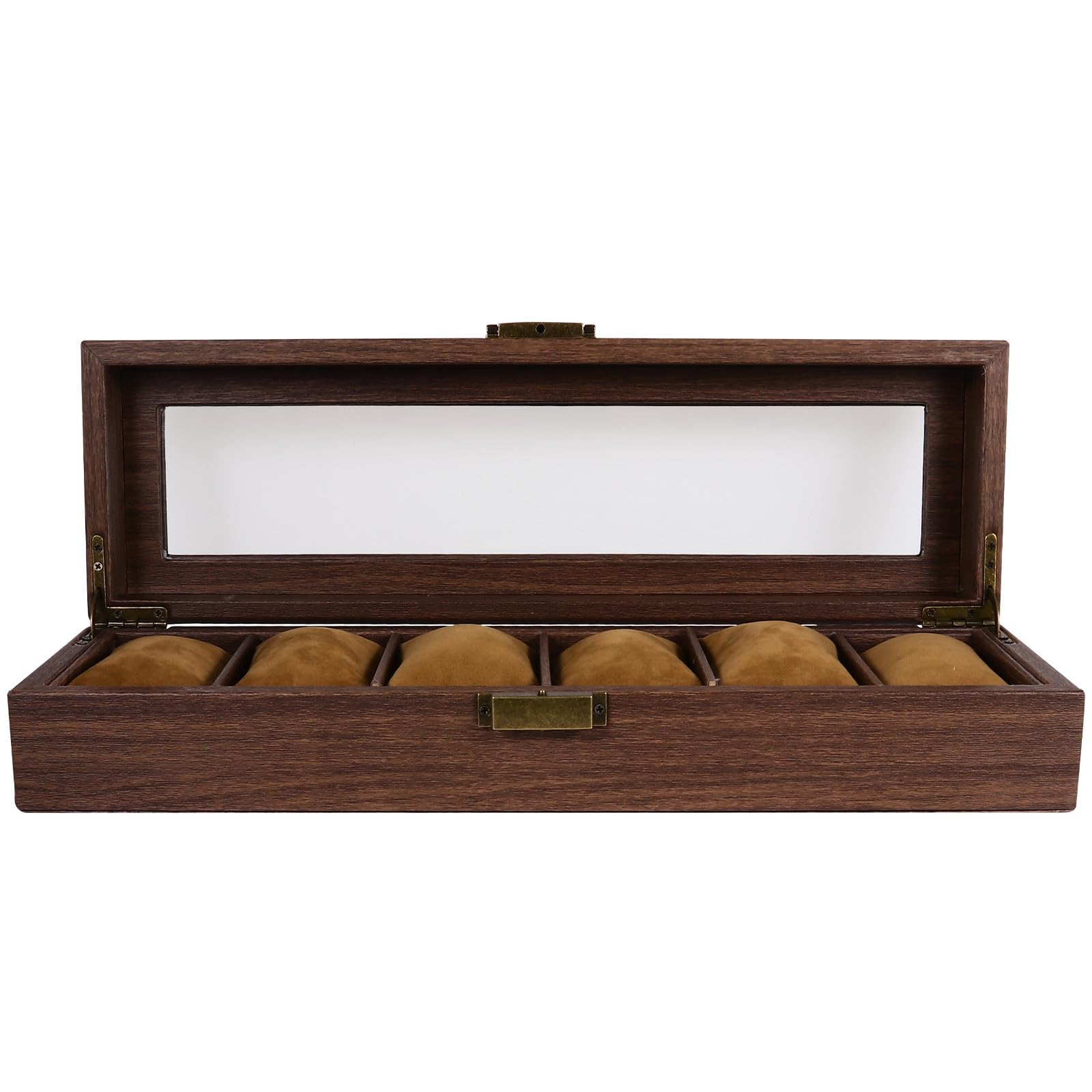 Legno Scatola Porta Orologi Uomo, Custodia Elegante per Casa e Viaggio