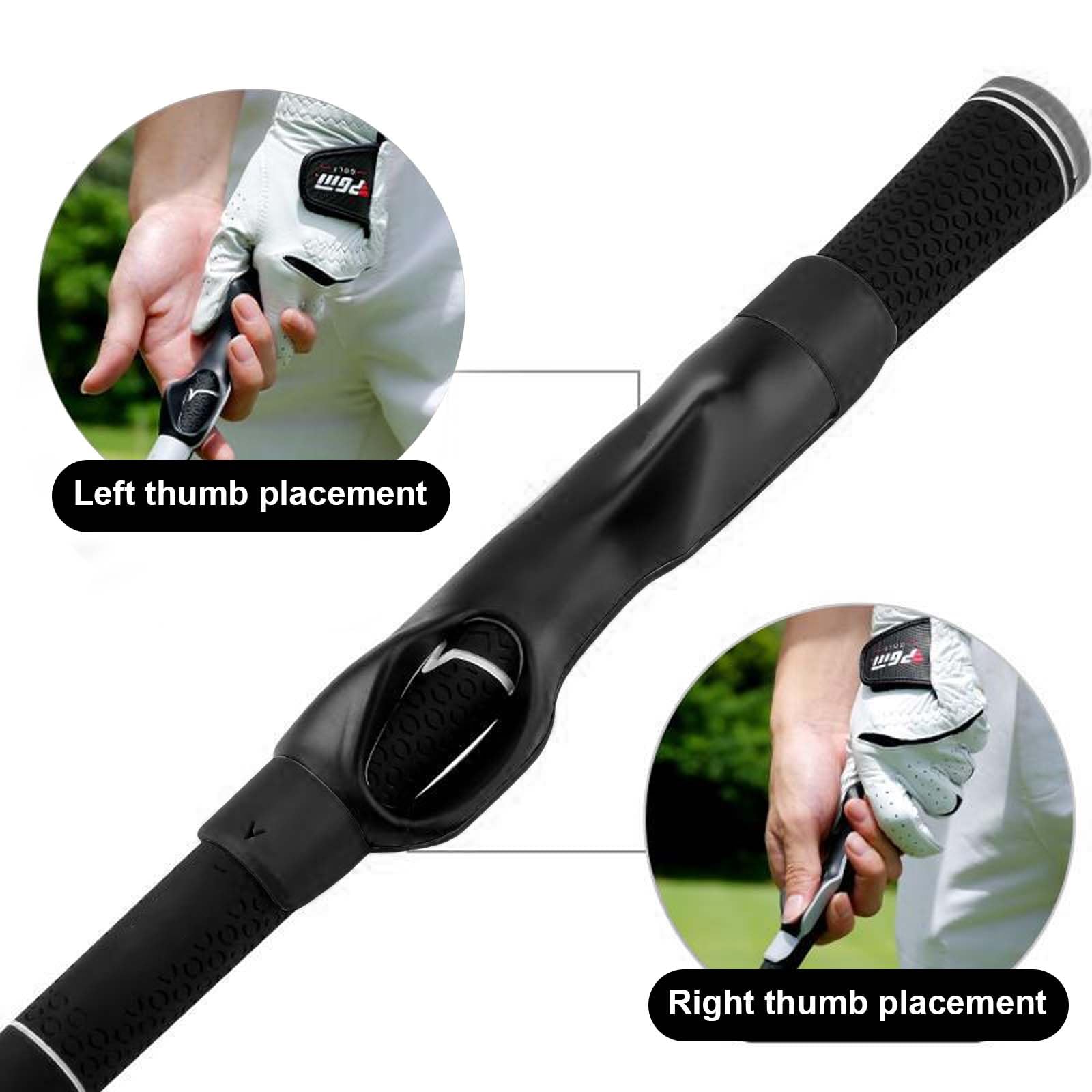 Attrezzo per Allenamento da Golf, Comodo Allenatore da Golf, con Impugnatura Antiscivolo, per Allenatori di Swing-Grip, per Esercizi per Mano Sinistra e Destra